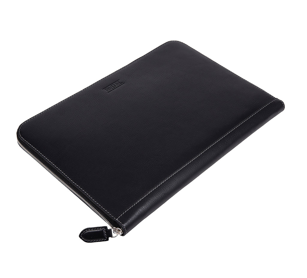 leather document holder Multicoloured,Black - LeColporteur Oily